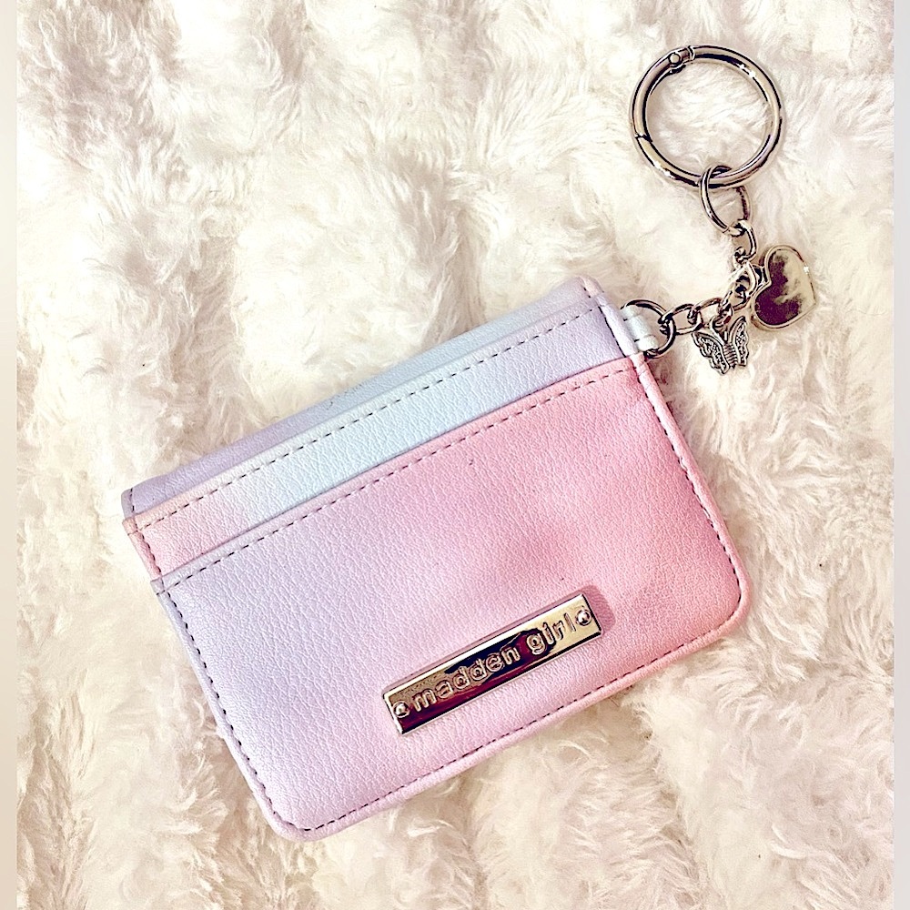 💗💜 madden girl — ombré front snap cardholder 💜💗